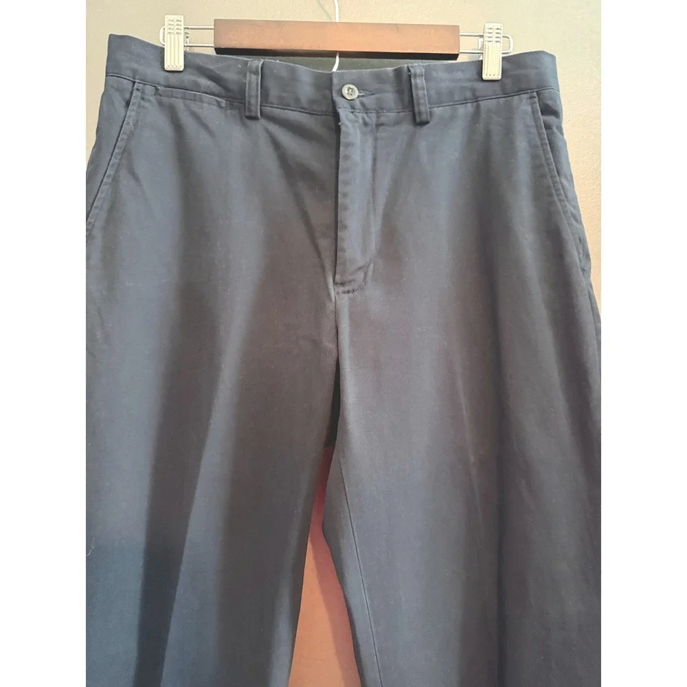 Polo Ralph Lauren Preston Pant Mens 34/32 Navy Chino Cotton Trousers Excellent